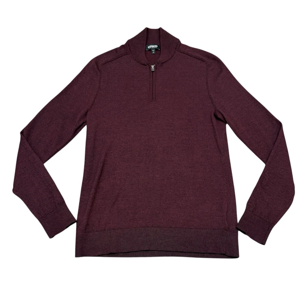 Express Merino Wool Blend Quarter Zip Sweater Men’s Size S